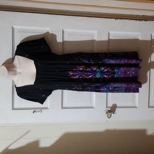 ICE Short Puff Sleeve Floral Dress 6